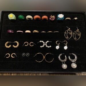 Assorted Costume Jewelry (Rings & Earrings)